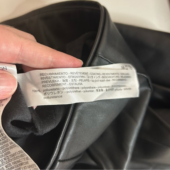 Zara Faux Leather Cigarette Leggings, M‎ - Picture 13 of 13